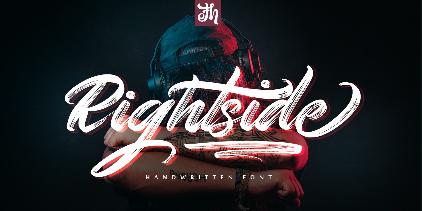 Rightside Font preview